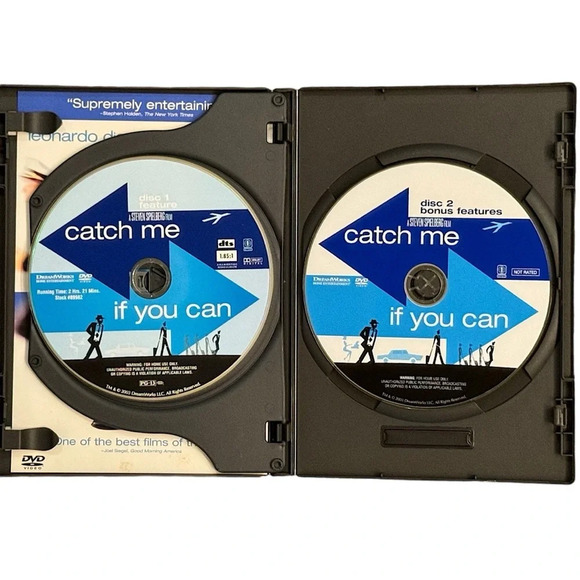 Catch Me If You Can (DVD, 2003,
2-Disc Set, Full Frame) - Picture 3 of 5